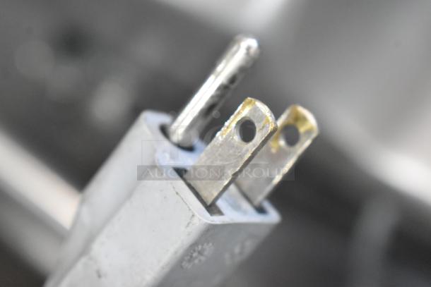 2019 Bizerba GSP H Stainless Steel Commercial Countertop Meat Slicer on Equipment Stand. 115 Volts, 1 Phase. - Image 6 of 8