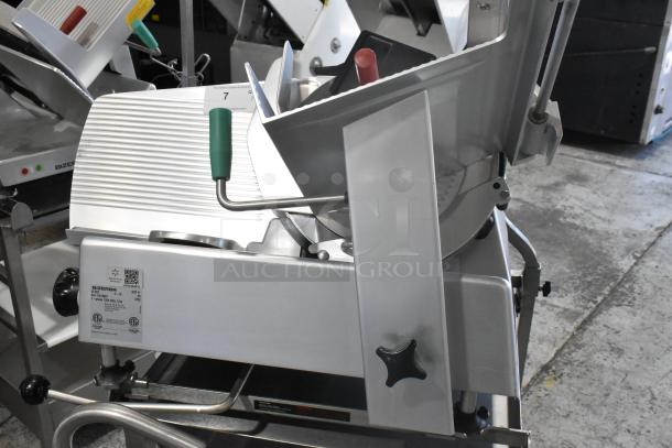 2019 Bizerba GSP H Stainless Steel Commercial Countertop Meat Slicer on Equipment Stand. 115 Volts, 1 Phase. - Image 2 of 10