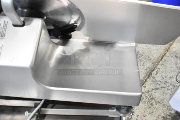 2019 Bizerba GSP H Stainless Steel Commercial Countertop Meat Slicer on Equipment Stand. 115 Volts, 1 Phase. - Image 5 of 10
