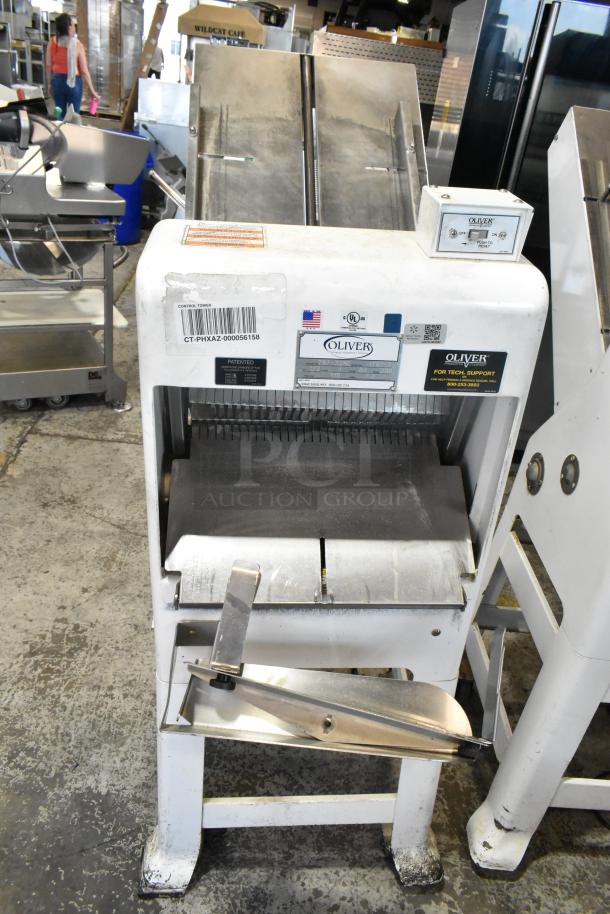 Oliver 797-32NC Metal Commercial Floor Style Bread Loaf Slicer. 115 Volts, 1 Phase. - Image 3 of 8