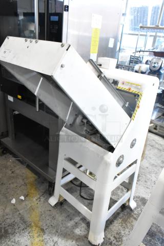 Oliver 797-32NC Metal Commercial Floor Style Bread Loaf Slicer. 115 Volts, 1 Phase.