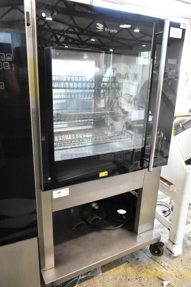 Fri-jado TDR 7-P Stainless Steel Commercial Floor Style Electric Powered Rotisserie Oven on Commercial Casters. 208 Volts, 3 Phase. - Image 2 of 9