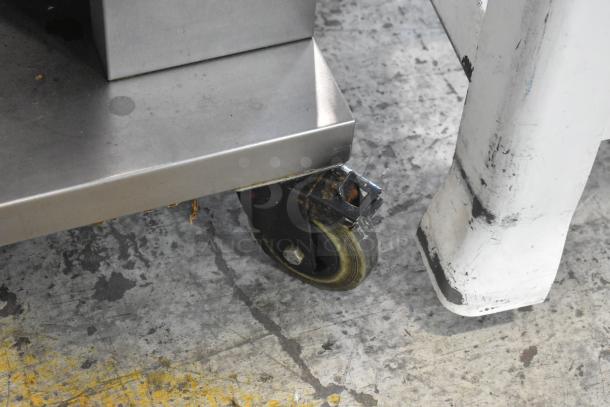 Fri-jado TDR 7-P Stainless Steel Commercial Floor Style Electric Powered Rotisserie Oven on Commercial Casters. 208 Volts, 3 Phase. - Image 4 of 9
