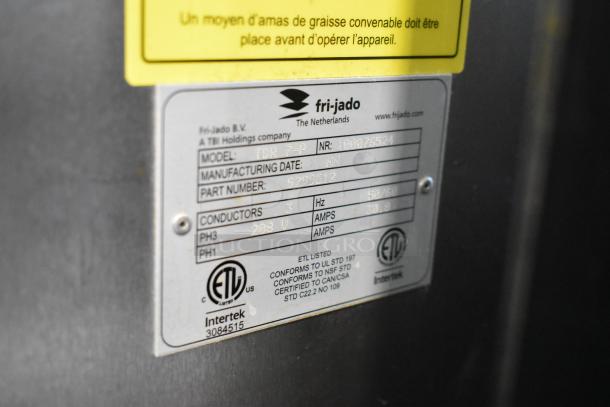 Fri-jado TDR 7-P Stainless Steel Commercial Floor Style Electric Powered Rotisserie Oven on Commercial Casters. 208 Volts, 3 Phase. - Image 7 of 7