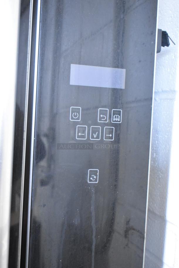 Fri-jado TDR 7-P Stainless Steel Commercial Floor Style Electric Powered Rotisserie Oven on Commercial Casters. 208 Volts, 3 Phase. - Image 6 of 7