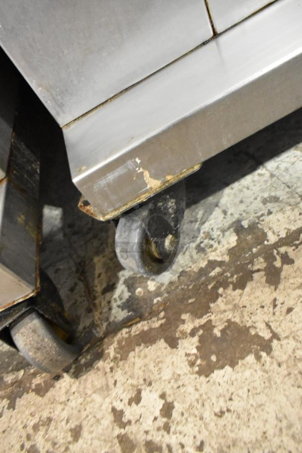 Fri-jado TDR 7-P Stainless Steel Commercial Floor Style Electric Powered Rotisserie Oven on Commercial Casters. 208 Volts, 3 Phase. - Image 4 of 6
