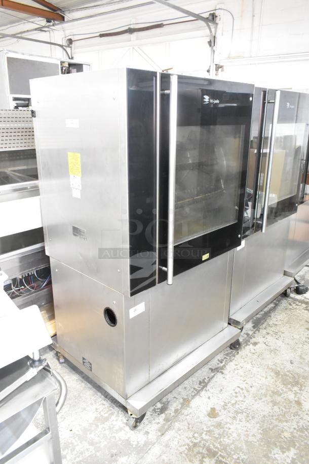 Fri-jado TDR 7-P Stainless Steel Commercial Floor Style Electric Powered Rotisserie Oven on Commercial Casters. 208 Volts, 3 Phase. - Image 2 of 6