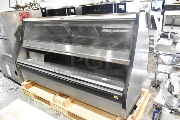 Metal Commercial Floor Style Heated Display Case Merchandiser. - Image 1 of 17