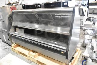 Metal Commercial Floor Style Heated Display Case Merchandiser. 220/240 Volts. - Item #1192933