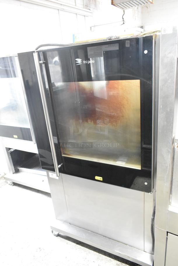 Fri-jado TDR7-P Stainless Steel Commercial Floor Style Electric Powered Rotisserie Oven on Commercial Casters. 208 Volts, 3 Phase. - Image 2 of 7