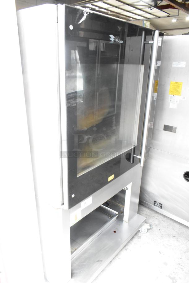 Fri-jado TDR7-P Stainless Steel Commercial Floor Style Electric Powered Rotisserie Oven on Commercial Casters. 208 Volts, 3 Phase. - Image 2 of 6