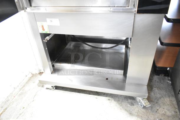 Fri-jado TDR7-P Stainless Steel Commercial Floor Style Electric Powered Rotisserie Oven on Commercial Casters. 208 Volts, 3 Phase. - Image 5 of 6