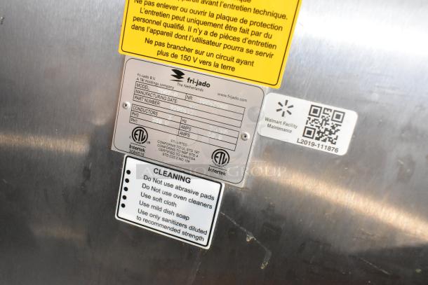 Fri-jado TDR7-P Stainless Steel Commercial Floor Style Electric Powered Rotisserie Oven on Commercial Casters. 208 Volts, 3 Phase. - Image 6 of 6