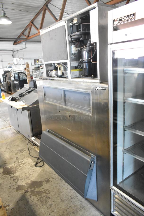 Hoshizaki KM-1300SAF Stainless Steel Commercial Ice Head on Follett Commercial Ice Bin. 208-230 Volts, 1 Phase. - Image 2 of 6