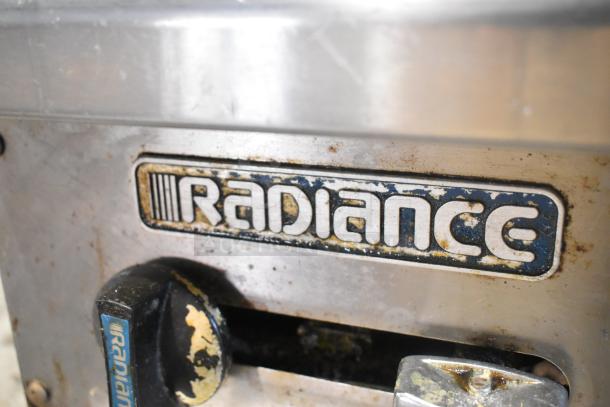 Radiance Stainless Steel Commercial Countertop Gas Powered 4 Burner Range. - Image 4 of 8