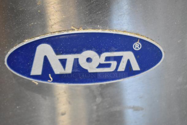 2019 Atosa MSF8308GR Stainless Steel Commercial Sandwich Salad Prep Table Bain Marie Mega Top on Commercial Casters. 115 Volts, 1 Phase. - Image 3 of 8