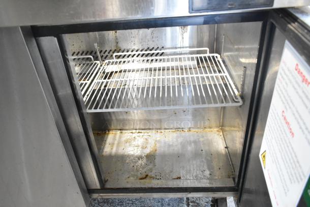 2019 Atosa MSF8308GR Stainless Steel Commercial Sandwich Salad Prep Table Bain Marie Mega Top on Commercial Casters. 115 Volts, 1 Phase. - Image 6 of 8