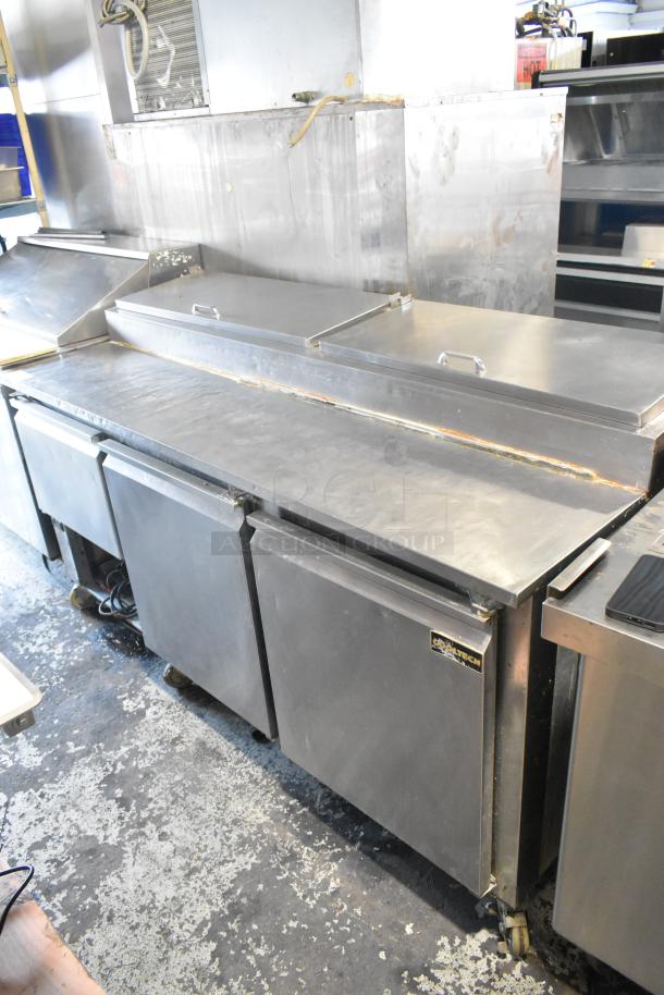 Cooltech CWK-72PT Stainless Steel Commercial Pizza Prep Table on Commercial Casters. 115 Volts, 1 Phase. - Image 3 of 10