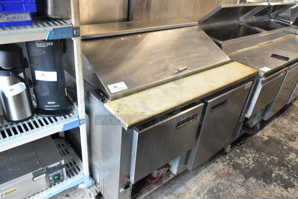 Cooltech CWK-48BMSS Stainless Steel Commercial Sandwich Salad Prep Table Bain Marie Mega Top on Commercial Casters. 115 Volts, 1 Phase. - Image 2 of 9