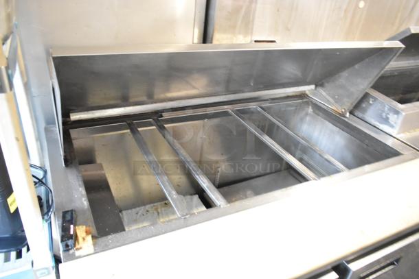 Cooltech CWK-48BMSS Stainless Steel Commercial Sandwich Salad Prep Table Bain Marie Mega Top on Commercial Casters. 115 Volts, 1 Phase. - Image 3 of 9