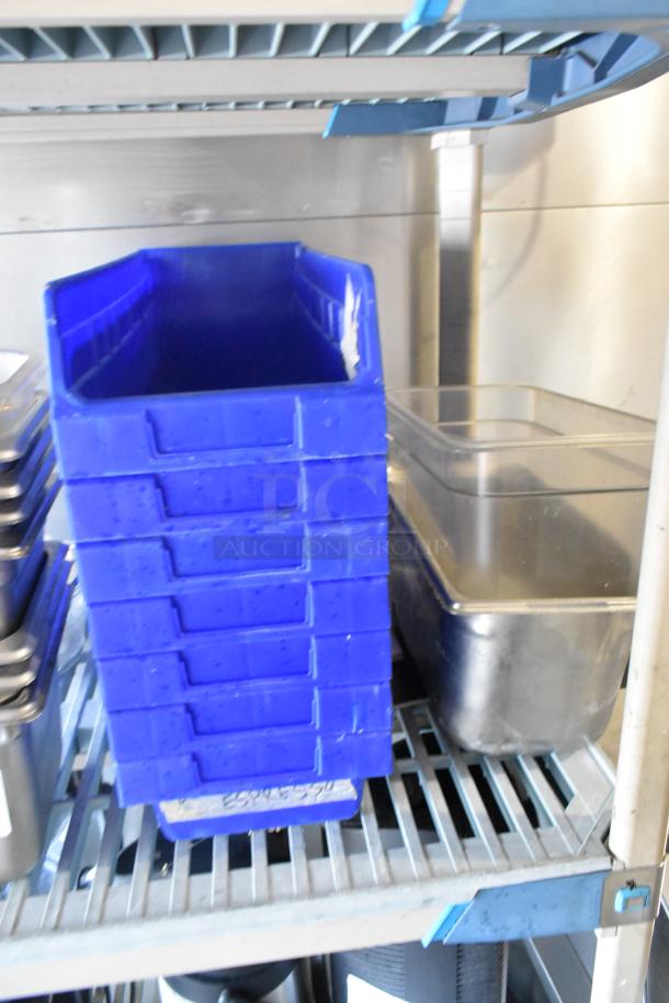 ALL ONE MONEY! Tier Lot of Various Items Including Stainless Steel and Poly Drop In Bins. - Image 3 of 3
