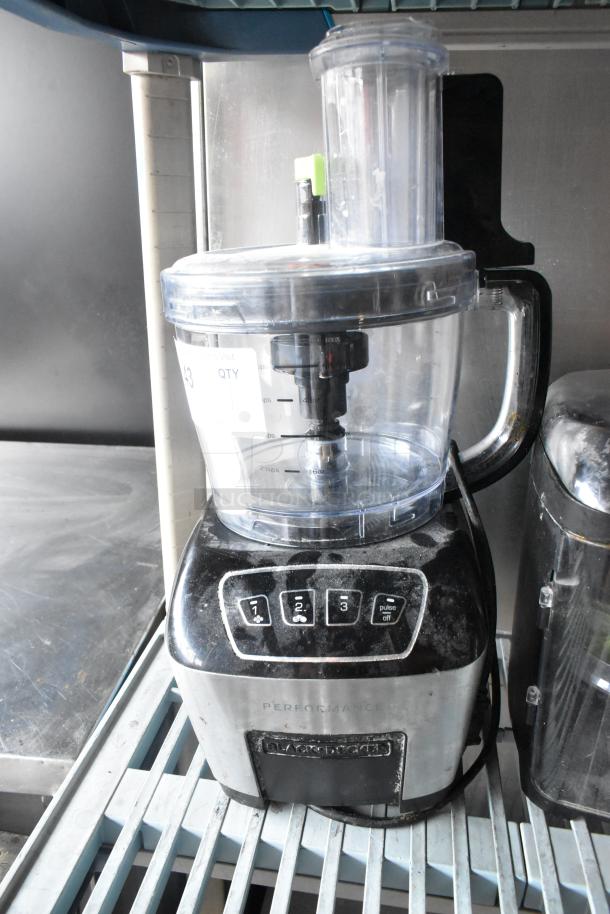 Black & Decker FP6010 Metal Countertop Food Processor. 120 Volts, 1 Phase. - Image 2 of 7