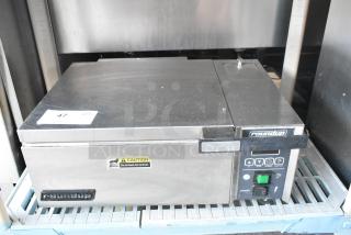 Roundup DFWT-150CF stainless steel commercial food warmer; countertop model; features control panel; 120V, 1 phase.