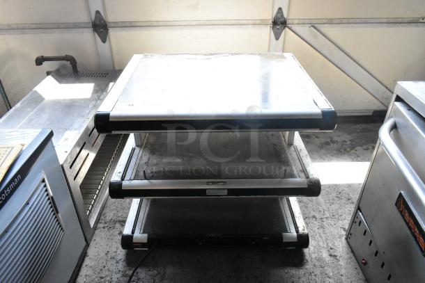 Hatco GR2SDH-24D Glo-ray Metal Commercial Countertop 2 Tier Warming Display Case Merchandiser. 120 Volts, 1 Phase. - Image 1 of 8