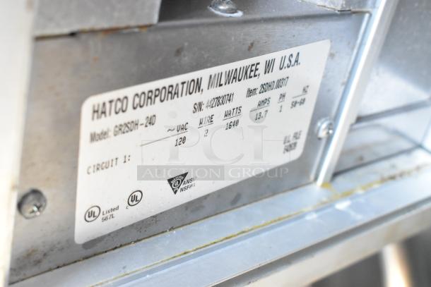 Hatco GR2SDH-24D Glo-ray Metal Commercial Countertop 2 Tier Warming Display Case Merchandiser. 120 Volts, 1 Phase. - Image 7 of 8