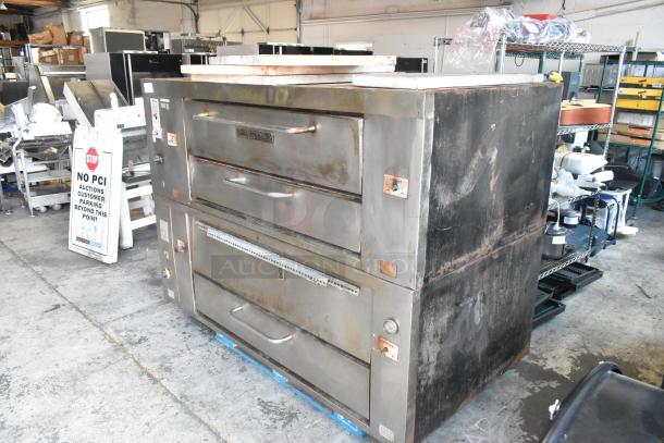 2 Attias 2 JS 6-18 Stainless Steel Commercial Gas Powered Single Deck Pizza Oven. 200,000 BTU. 2 Times Your Bid! - Image 3 of 13