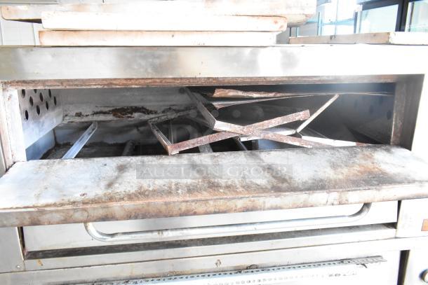 2 Attias 2 JS 6-18 Stainless Steel Commercial Gas Powered Single Deck Pizza Oven. 200,000 BTU. 2 Times Your Bid! - Image 8 of 13