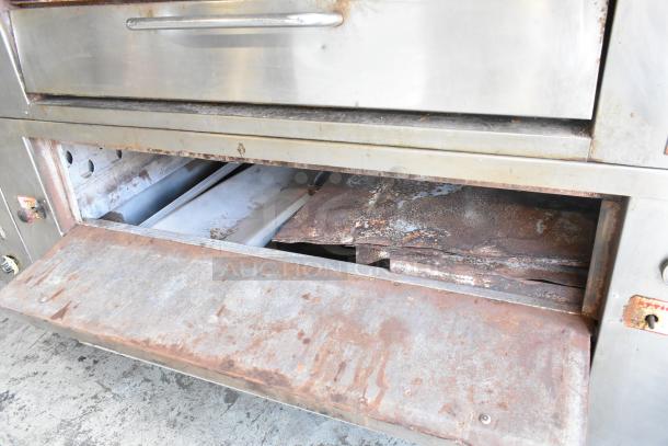 2 Attias 2 JS 6-18 Stainless Steel Commercial Gas Powered Single Deck Pizza Oven. 200,000 BTU. 2 Times Your Bid! - Image 10 of 13