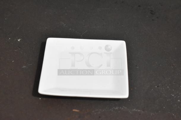 2 BRAND NEW SCRATCH AND DENT! Items Including 303KSE4 Acopa 4" Bright White Square Porcelain Plate - 72/Case and Libbey 159 Heavy Base 12.5 oz. Beverage Glass - 48/Case. 2 Times Your Bid! - Image 7 of 10