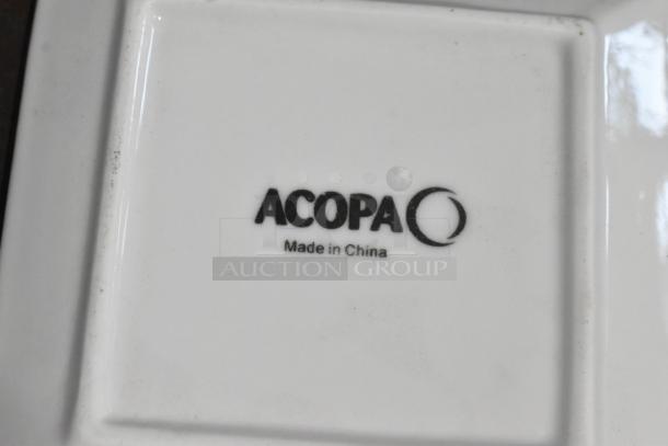 2 BRAND NEW SCRATCH AND DENT! Items Including 303KSE4 Acopa 4" Bright White Square Porcelain Plate - 72/Case and Libbey 159 Heavy Base 12.5 oz. Beverage Glass - 48/Case. 2 Times Your Bid! - Image 9 of 10