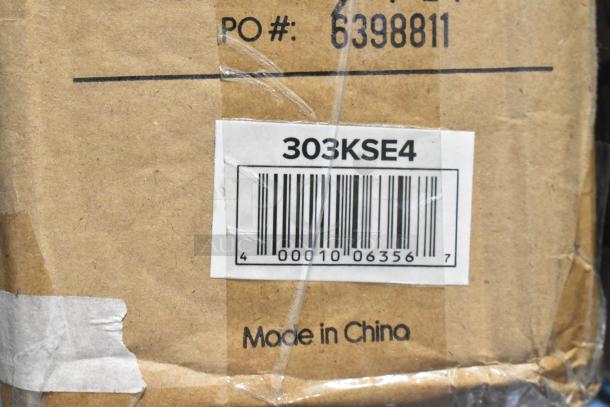 2 BRAND NEW SCRATCH AND DENT! Items Including 303KSE4 Acopa 4" Bright White Square Porcelain Plate - 72/Case and Libbey 159 Heavy Base 12.5 oz. Beverage Glass - 48/Case. 2 Times Your Bid! - Image 10 of 10
