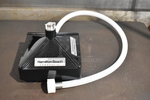 BRAND NEW SCRATCH AND DENT! Hamilton Beach BCR100 Commercial Container Rinser with Stainless Steel Nozzle and Hose. 1 - Image 1 of 10