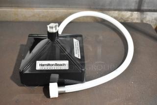 BRAND NEW SCRATCH AND DENT! Hamilton Beach BCR100 Commercial Container Rinser with Stainless Steel Nozzle and Hose. 1