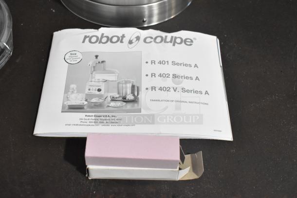 BRAND NEW SCRATCH AND DENT! Robot Coupe Food Processor Bowl w/ S Blade. - Image 5 of 7