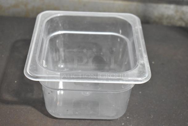 ALL ONE MONEY! Lot of 15 Clear Poly 1/6 Size Drop In Bins. - Image 3 of 6