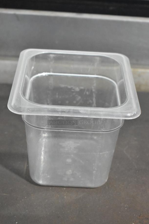 ALL ONE MONEY! Lot of 15 Clear Poly 1/6 Size Drop In Bins. - Image 5 of 6
