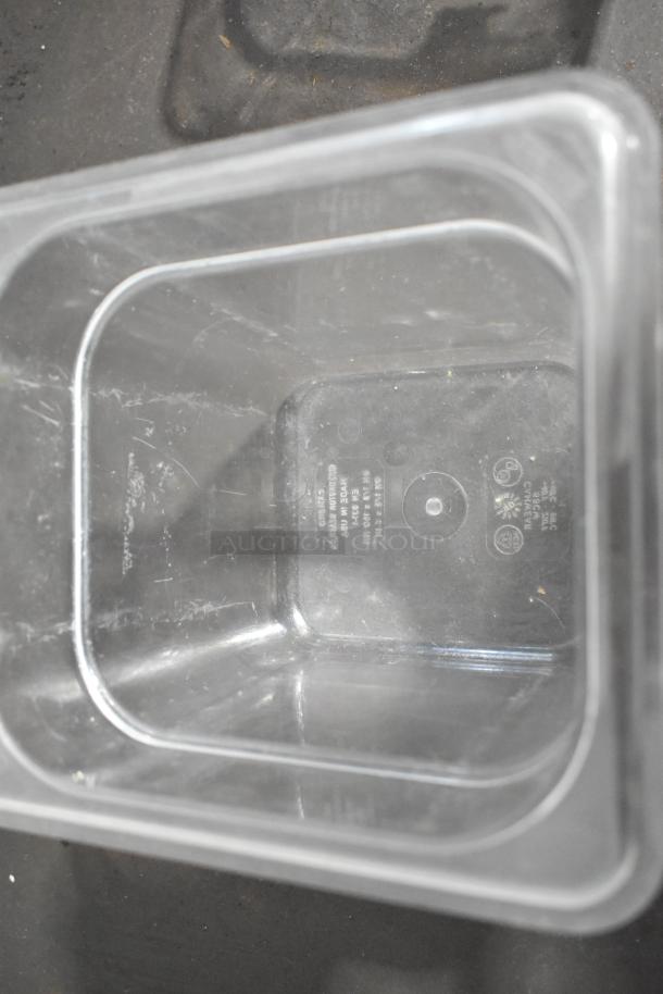 ALL ONE MONEY! Lot of 15 Clear Poly 1/6 Size Drop In Bins. - Image 6 of 6
