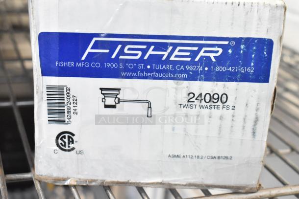 BRAND NEW SCRATCH AND DENT! Fisher 24090 Twist Waste Valve with 3 1/2" Sink Opening - Image 9 of 9