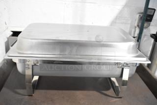2 BRAND NEW SCRATCH AND DENT! Stainless Steel Chafer w/ Drop In and Lid. 2 Times Your Bid!