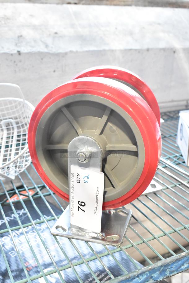 BRAND NEW SCRATCH AND DENT! Lot of 2 Commercial Casters - Image 2 of 7