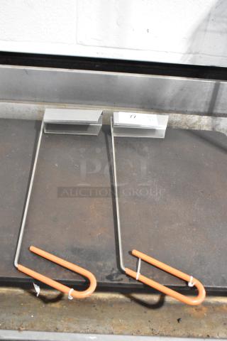 BRAND NEW SCRATCH AND DENT! Lot of 2 Stainless Steel Fryer Pieces
