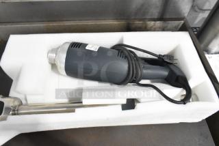Brand new AvaMix 928IBH21 21" heavy-duty immersion blender, variable speed, 120V, with minor scratches and dents.