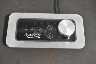 BRAND NEW SCRATCH AND DENT! Avantco Control Panel - Item #1193061