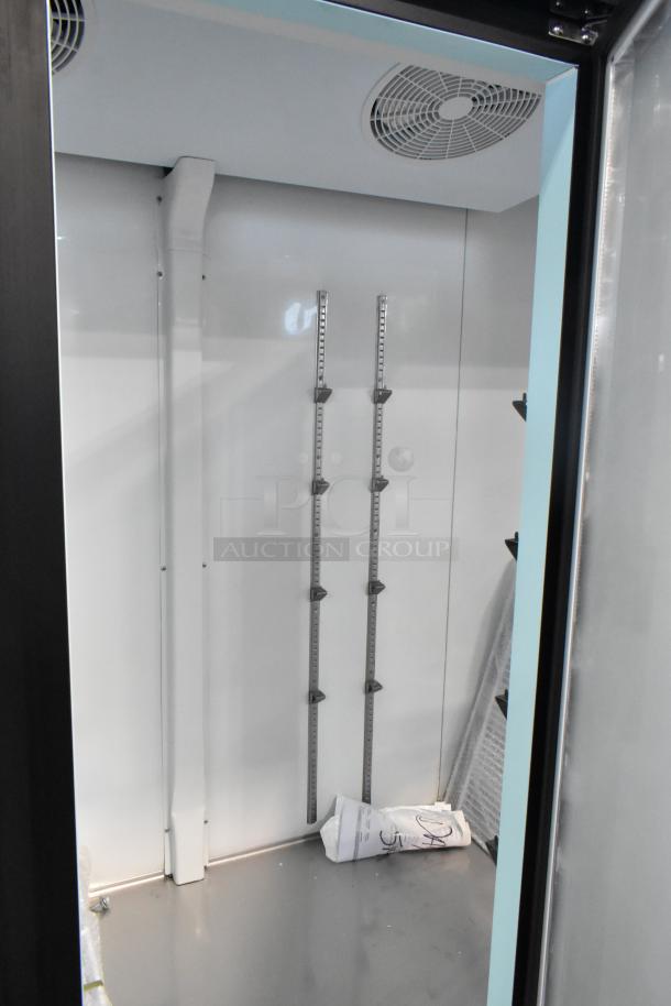 BRAND NEW SCRATCH AND DENT! 2024 Avantco 178GDC69HCB Metal Commercial 3 Door Reach In Cooler Merchandiser. See Pictures for Broken Glass. 115 Volts, 1 Phase. - Image 5 of 11