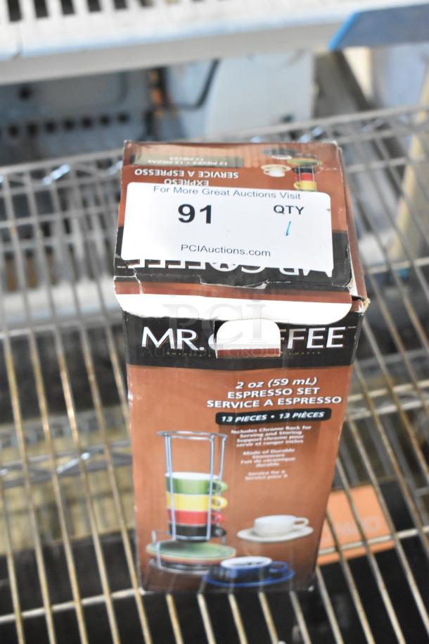 BRAND NEW SCRATCH AND DENT! Mr Coffee 97673.13 2oz Espresso Set - Image 2 of 5
