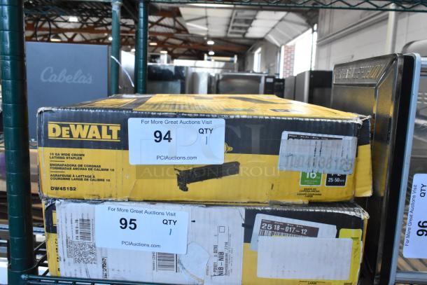 BRAND NEW SCRATCH AND DENT! DeWalt DW451S2 Wide Crown Lathing Stapler. - Image 2 of 11